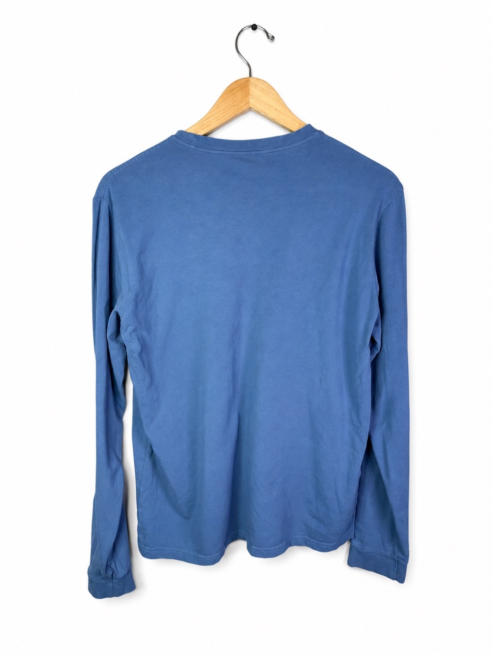 Birddogs Blue Long Sleeve Pocket Tee Men’s Large Stretch Cotton - Picture 3 of 5